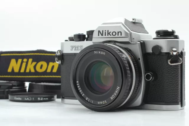 [ Casi Mint ] Nikon Nuevo FM2 FM2N SLR Película Cámara + Ai-S 50mm F/1.8 Lente
