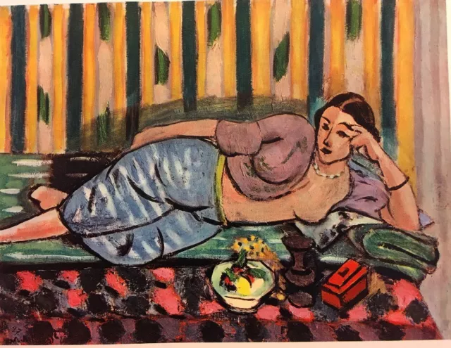 Henri Matisse,Odalisque With Little Red Coffee Offs.Lithograph 1939,Platesigned