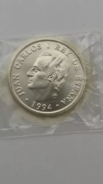 Moneda De Plata 2000 Pesetas Presidencia Consejo Ue - Juan Carlos I 1995 Sc.