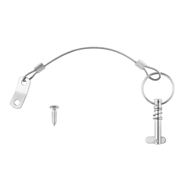 Stainless Quick Release Pin 6.3mm for Bimini Top Deck Hinge Marine Hardware