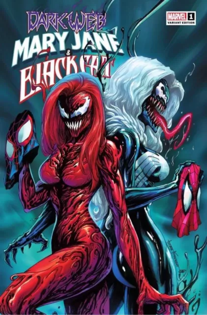 🔥🕷 MARY JANE & BLACK CAT #1 TYLER KIRKHAM Exclusive Trade Dress Variant