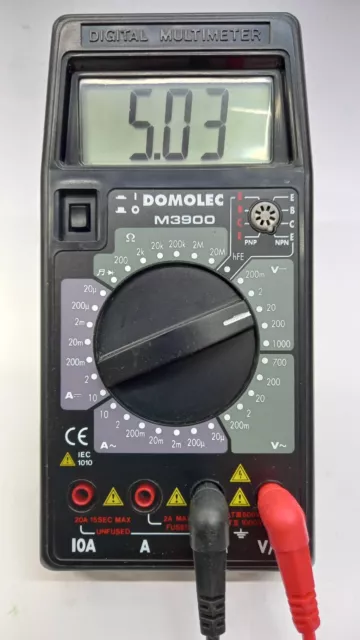 MULTIMETRE NUMERIQUE MULTIFONCTION M3900 DIGITAL testeur transistor