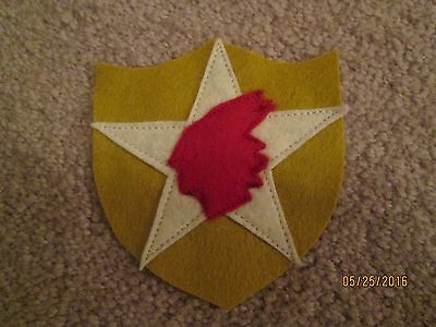 WWI US Army 2nd Division patch wool felt