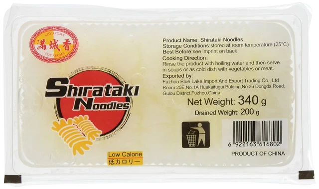 Shirataki Nudeln Konjak Nudelalternative Glutenfrei 20x 340g Pasta NEU MHD 9/23