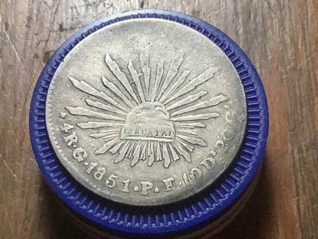 Mexico - Guanajuato Mint 1851 - 4 Reales