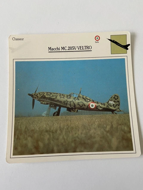 Carte Collection Chasseur Macchi MC.205V VELTRO