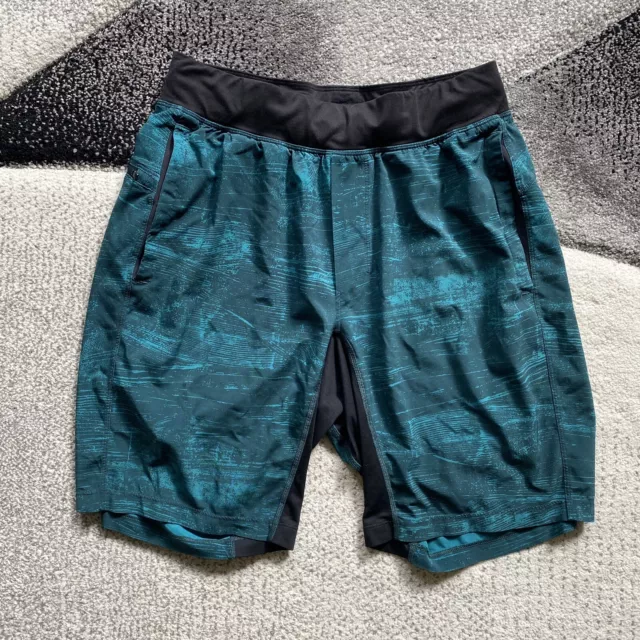 Lululemon THE Short Medium 9" Linerless Tide Cut Laguna Dark Voyage Green