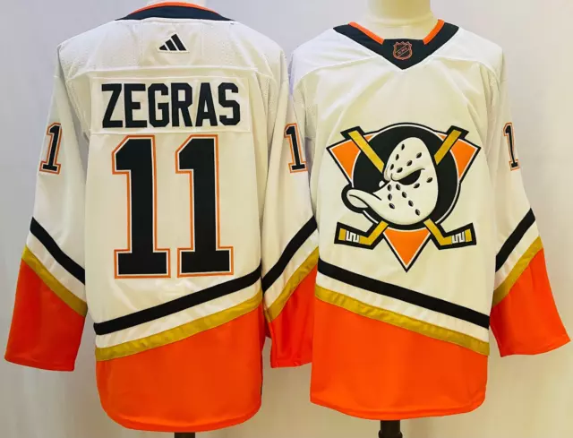 Trevor Zegras Anaheim Ducks Reverse Retro Jersey All Sizes