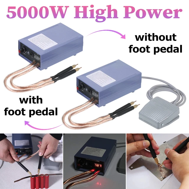 5000W Mini Spot Welder Machine DIY Kit 18650 Battery Spot Welding Pen Tools 1Set