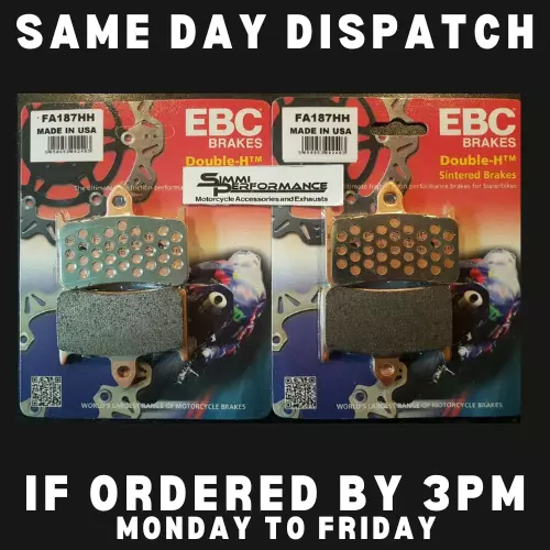 EBC HH FRONT Brake Pads Honda VTR1000 F Firestorm 1997 1998 - 2005 2006 2007