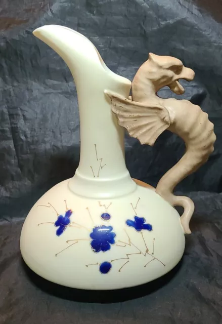 Robert Hanke Style Ewer Austria Unmarked  Griffin Dragon Sea Serpent Handle (AC1