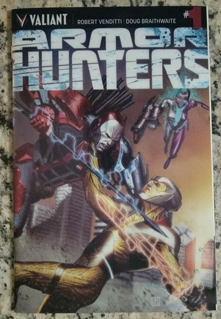 ARMOR HUNTERS #1 Valiant Chromium Cover Special 1st Print 2014 NM