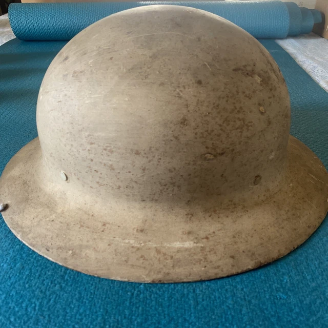 WWII US Army British Army Brodie  Steel Helmet Tommy Doughboy Army Helmet