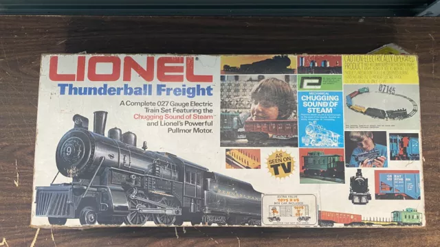Vintage Lionel Thunderball Freight O27 Gauge Electric Train Set 6 1581