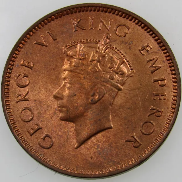 INDIA. British. George VI. ¼ Anna (1 Pice), 1939. Bombay Mint. KM-530. Bronze.
