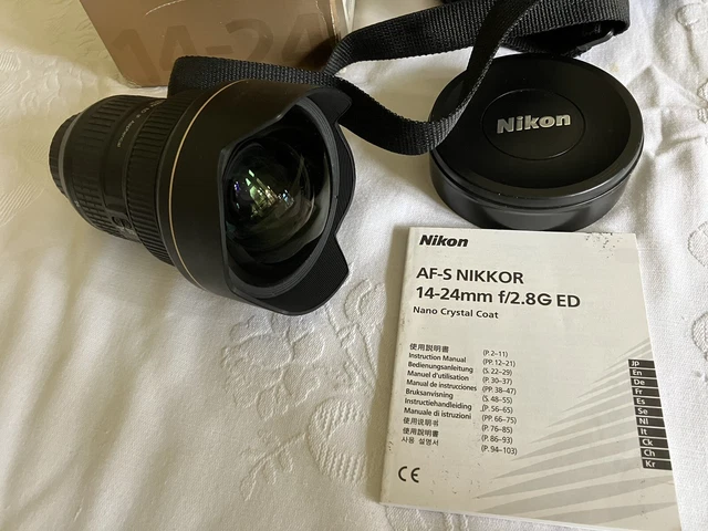 Nikon AF-S NIKKOR 14-24mm F2.8G ED Camera Lens - Black (2163)