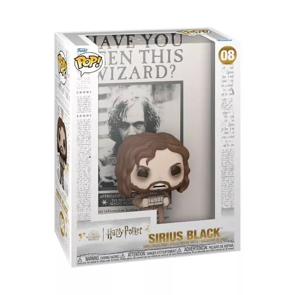 PREORDER JULY 2024 Harry Potter Cover Sirius Black Azkaban N° 08 Funko
