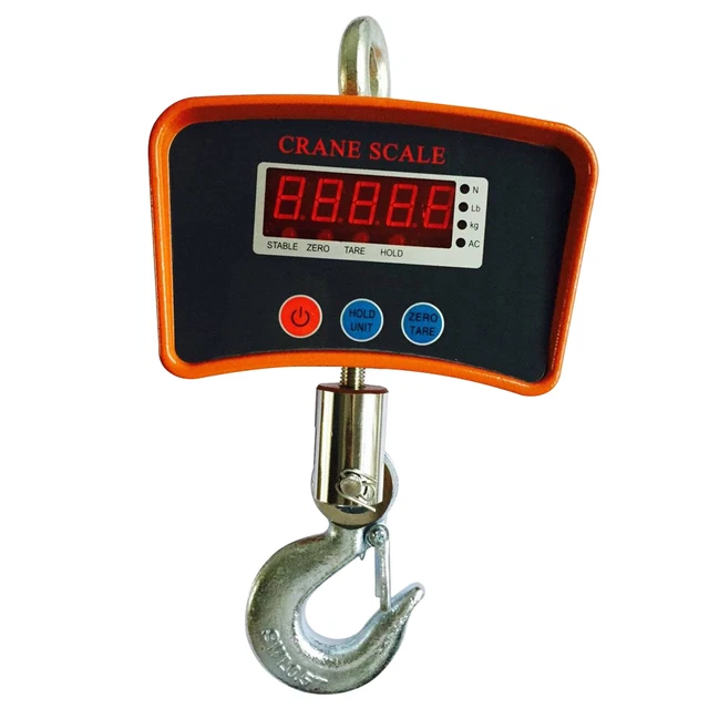 500KG/ 1100LBS Digital Hanging Scale Industrial Crane Scale Lcd Display