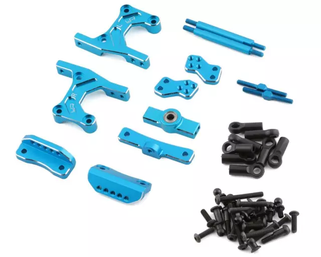 Yeah Racing Tamiya CC-01 Aluminum Rear Four Link Conversion Kit (Blue)