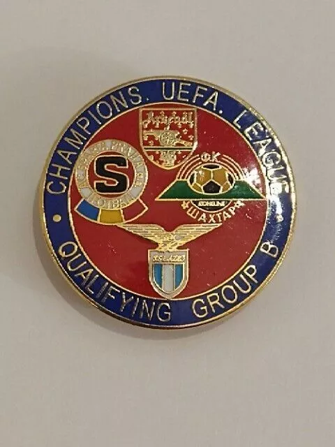 Arsenal Pin Badge champions Uefa league qualifying group B