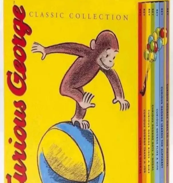 Curious George Classic Collection by H. A. Rey Seven Original Hardcover Books