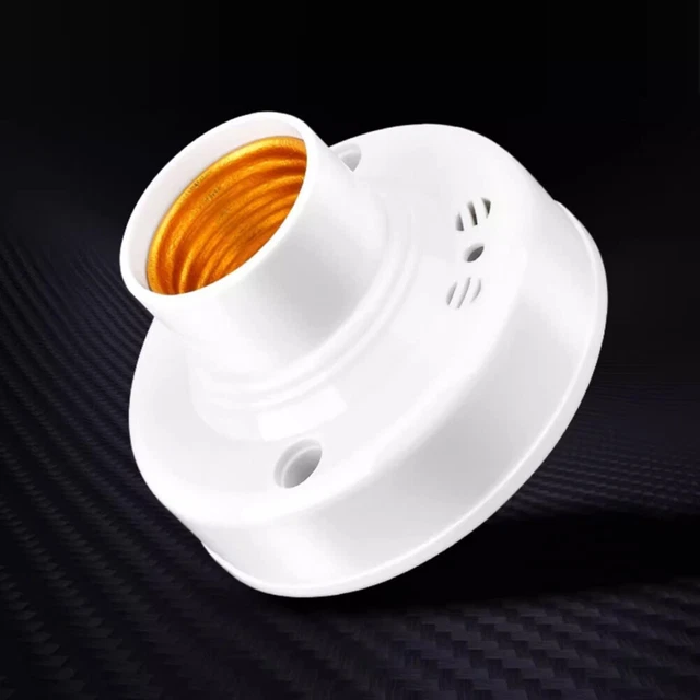 INDUCTION LAMP HOLDER E27 Light Bulb Adapter Voice Holder £7.89