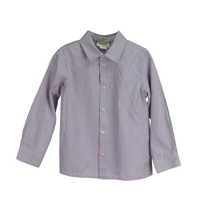 Camicia A Righe Stampata Gucci Bambini Ragazzi 36 Mesi