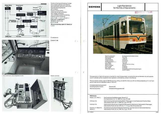 Lrv Control System SIEMENS DATA-SHEET LRV Light Rail Vehicle U2 for the City of Sacramento ...