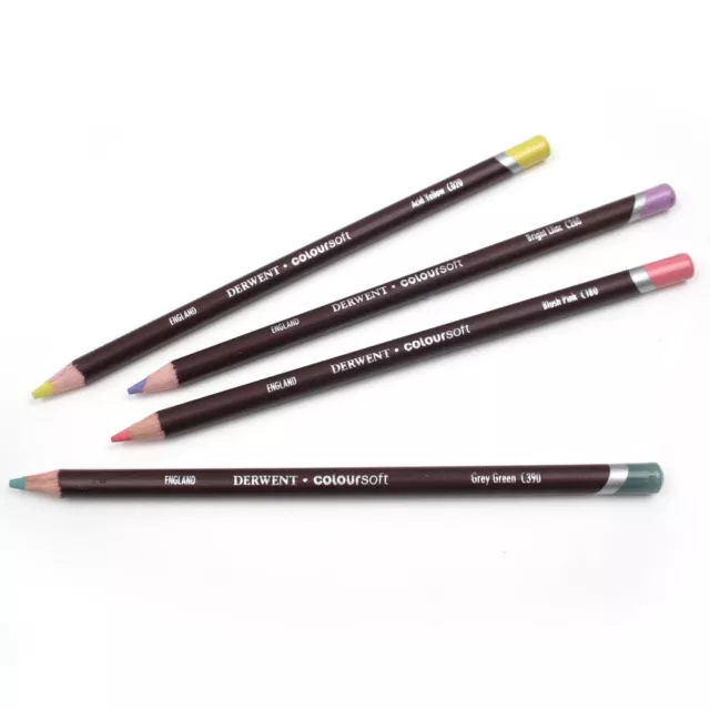 Ens. de 4 Crayons fusain avec aiguise crayon NB 705-S4 Nobel
