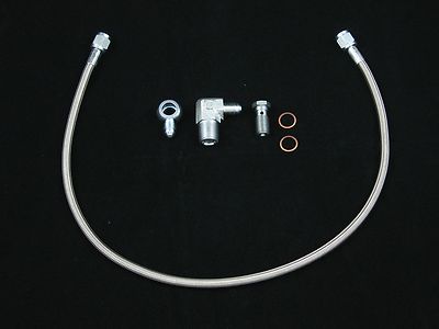 1G 2G DSM Eclipse 4G63 Stainless Turbo Oil Feed Line 16G 20G Oil Filter Location