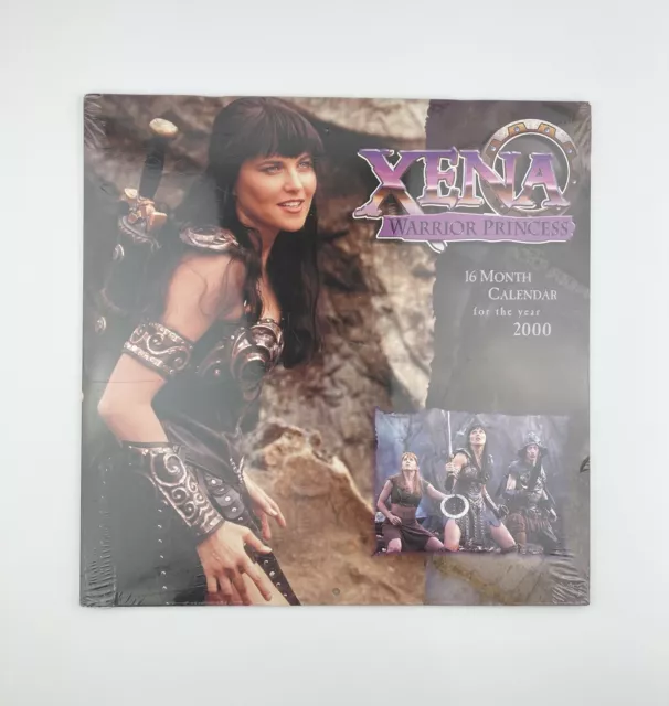 XENA WARRIOR PRINCESS - 2000 16-MONTH WALL CALENDAR - SEALED Millennium Edition