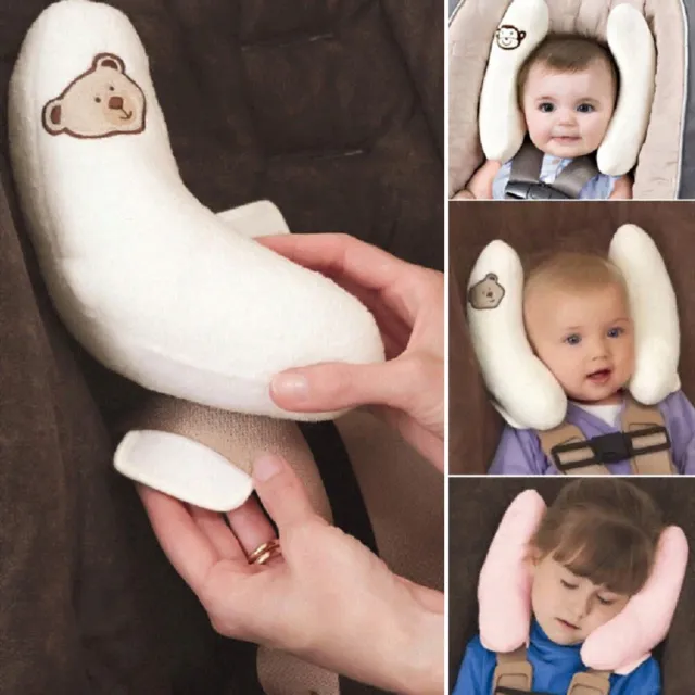 Baby Soft Safety Seat Neck Head Support Toddler Headrest Pillow For Stroller Car