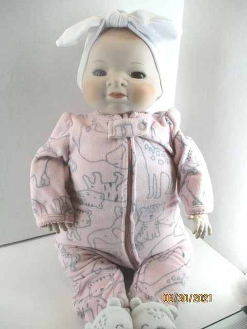 Bisque/ Porcelain Cloth Reproduction Bye-Lo Baby 19” Copr by Grace S Putnam Doll 5