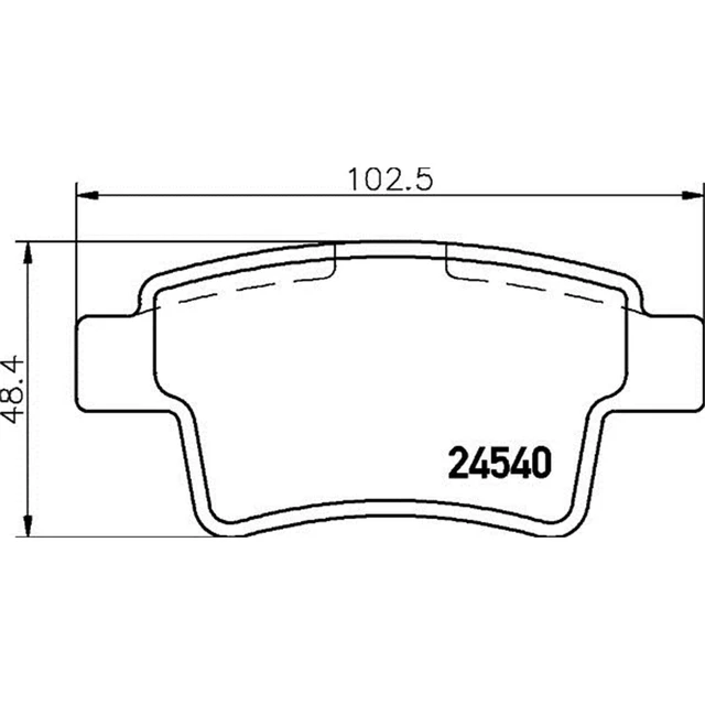 Plaquettes De Frein Arrière (4) — Pour Citroën C4 B7 — Marque Optimal — Neuf