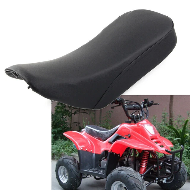 Black ATV Foam Seat For 50 70 90 110cc Racing Style Quad Dirt Bike ATV 4-Wheeler