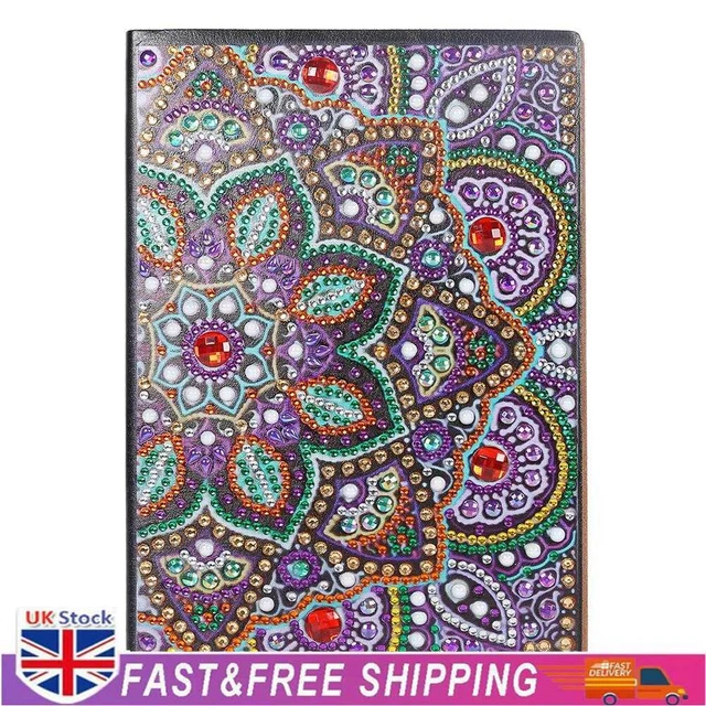 DIY Mandala Special Shaped Diamond Painting 50 Sheets A5 Notebook Painting Book