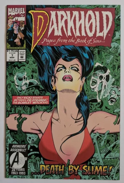 Darkhold #7 Pages From the Book of Sins Marvel Comics March Mar 1993 (VFNM)