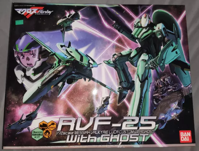 1/72 Scale RVF-25 Messiah Valkyrie Luca Custom With Ghost, 3 Mode Variable kit