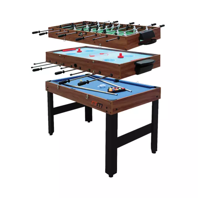 4FT 3-in-1 Games Foosball Soccer Hockey Pool Table