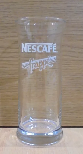 NESTLE NESCAFE FRAPPE ADVERTISIGN VINTAGE PLASTIC SHAKER Nescafé ICE COFFEE  !!!!