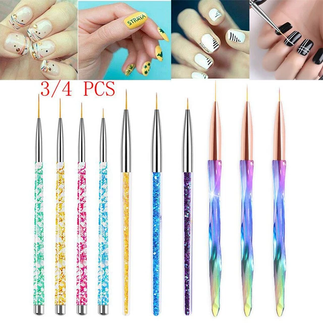 Pointiller STYLO À POINTILLER peinture dessin gel UV doublure pinceau vernis ...