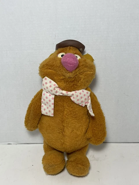 Vintage Fozzie Bear 1976 851 Jim Henson Muppets Fisher Price Plush Medium