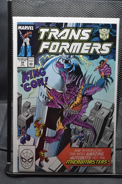 Transformers #54 Marvel 1989 Low Print Run Autobots vs Decepticons Megatron 9.4