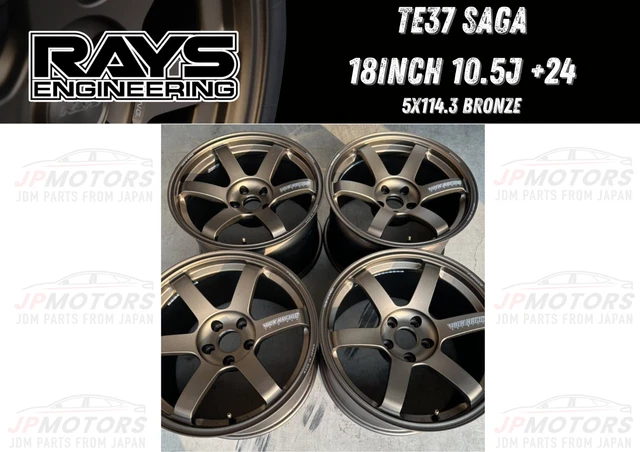 RAYS TE37 SAGA S-plus 18x9.5J 5/114.3（RAYS VOLK RACING TE37
