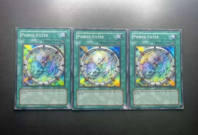 Yugioh X3 Powerfilter TDGS-EN058 super selten - Spielset