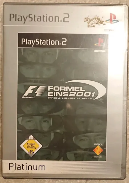 Formel Eins 2001 Sony PlayStation PS 2 mit Anleitung