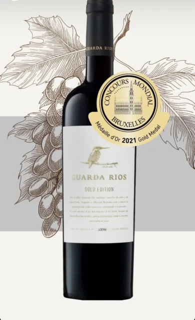 6 X Guarda Rios GOLD EDITION  Rotwein aus Portugal KOSTENLOSER VERSAND ab 69€ 3