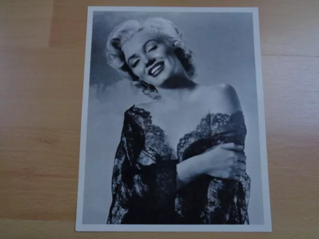 Photo Vintage Originale Marilyn Monroe Noir Et Blanc 25.4 X 20.3 Cm Argentique
