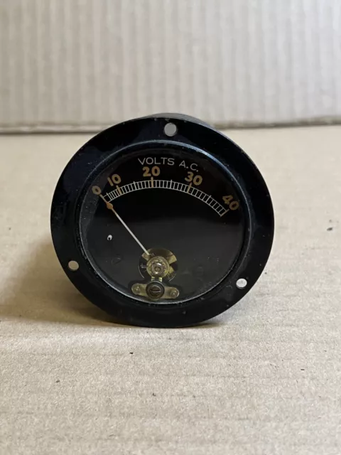 Vintage Weston Electric Model 517 AC Volts Indicator 0-40 VAC Type S-15172