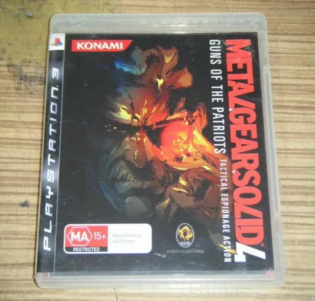 Sony PlayStation 3 PS3 Game - Metal Gear Solid 4: Guns of the Patriots
